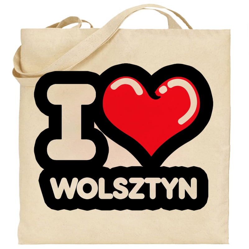 Torba bawełniana Kocham To Miasto Wolsztyn