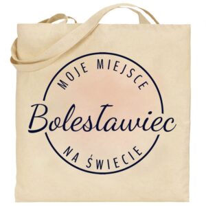 Torba bawełniana Moje miejsce na świecie Bolesławiec