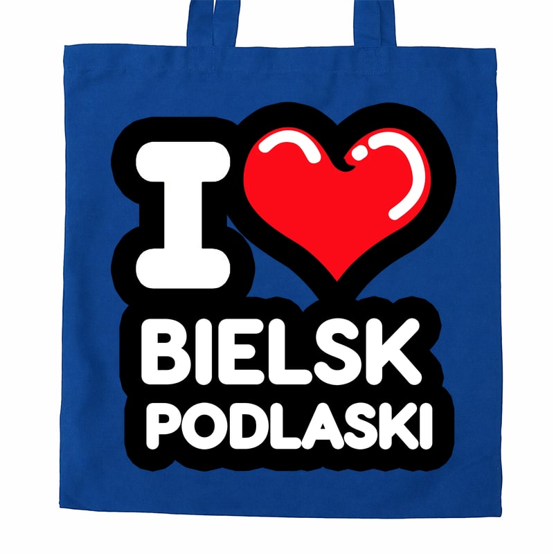 Torba bawełniana Kocham To Miasto Bielsk Podlaski
