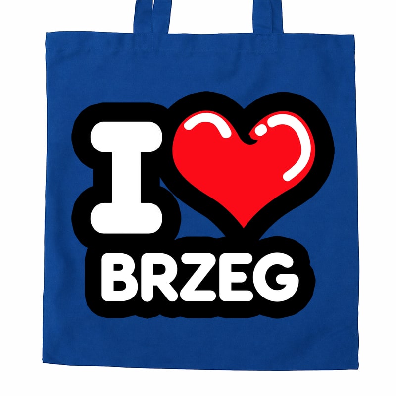 Torba bawełniana Kocham To Miasto Brzeg