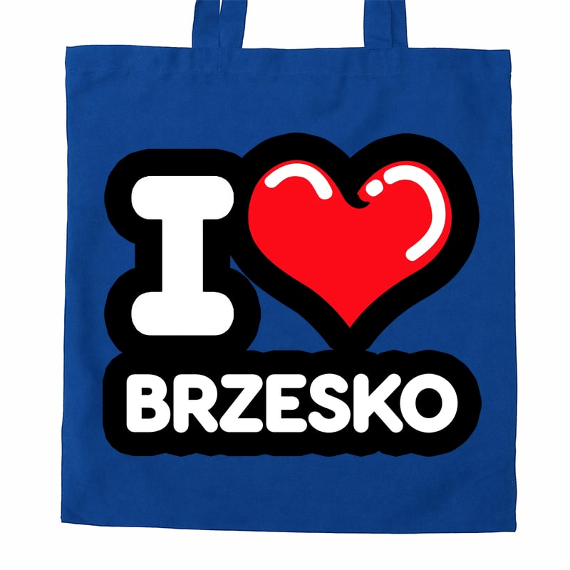Torba bawełniana Kocham To Miasto Brzesko