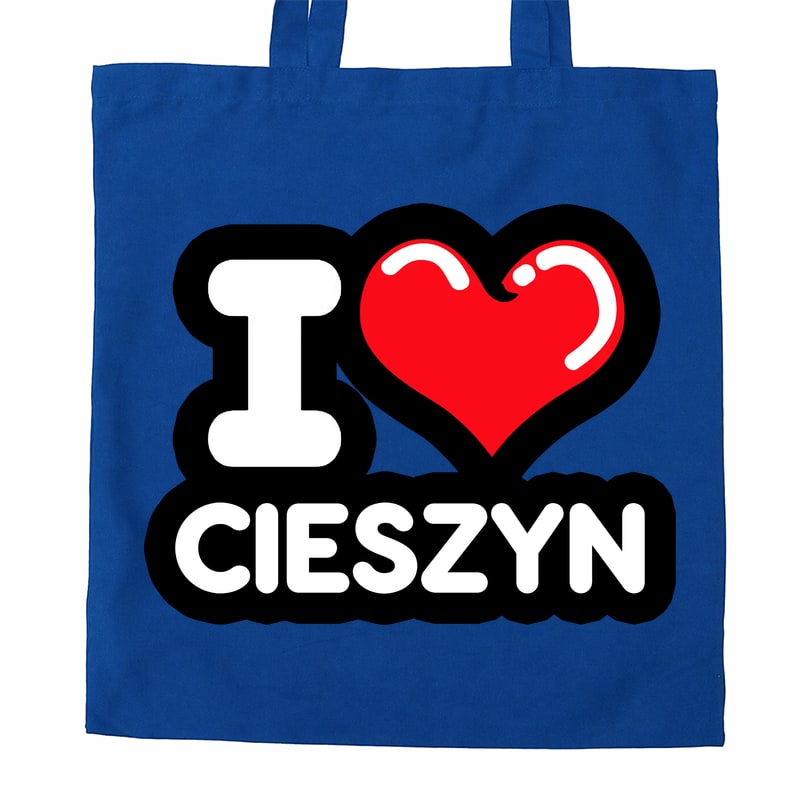 Torba bawełniana Kocham To Miasto Cieszyn