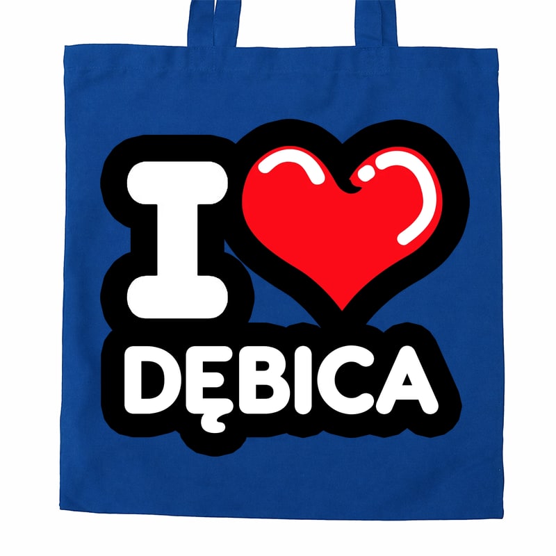 Torba bawełniana Kocham To Miasto Dębica