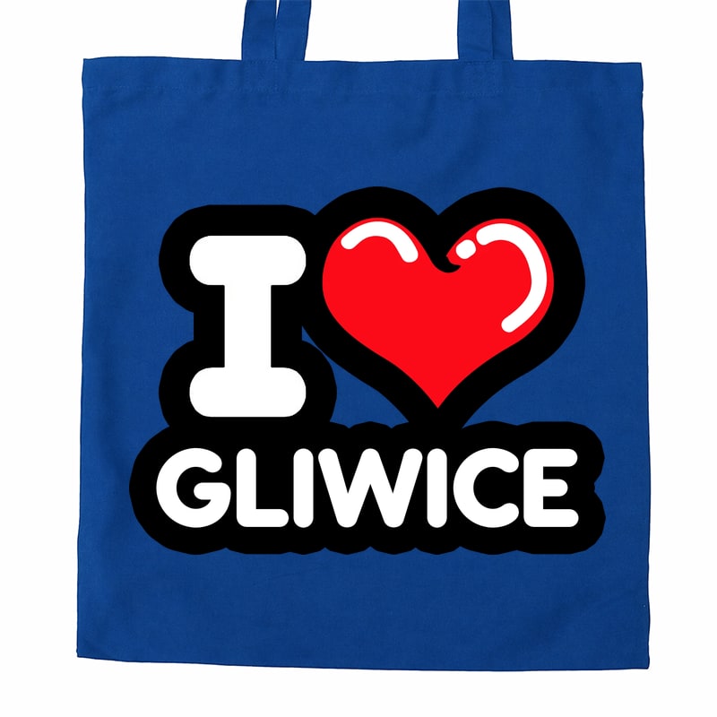 Torba bawełniana Kocham To Miasto Gliwice
