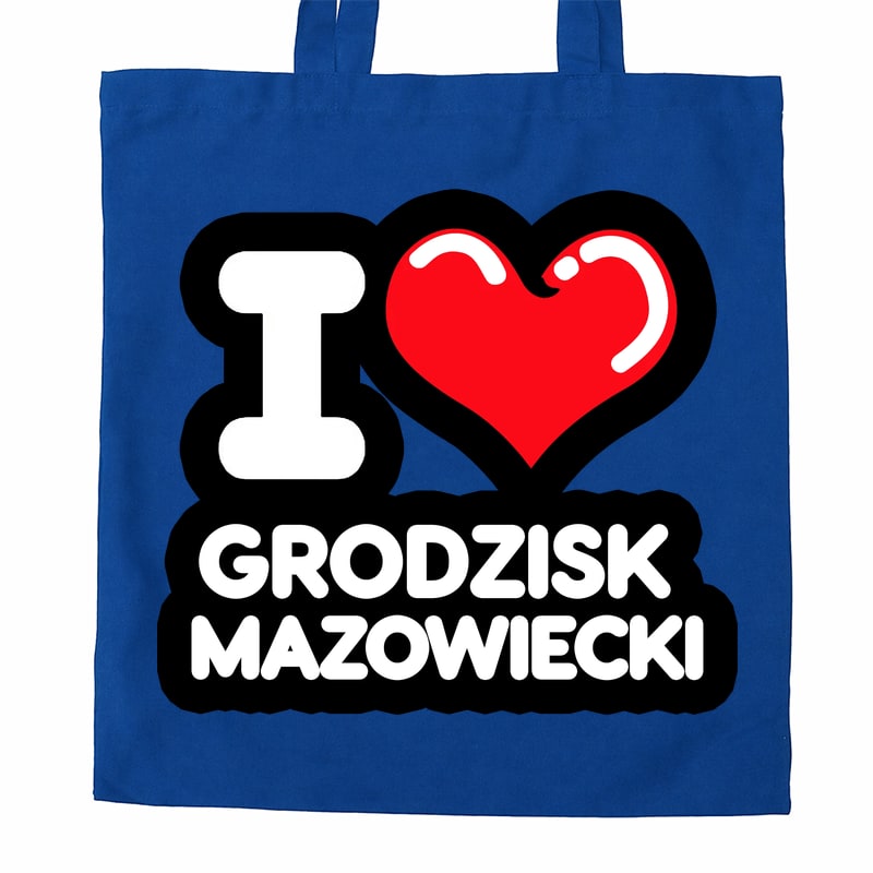 Torba bawełniana Kocham To Miasto Grodzisk Mazowiecki