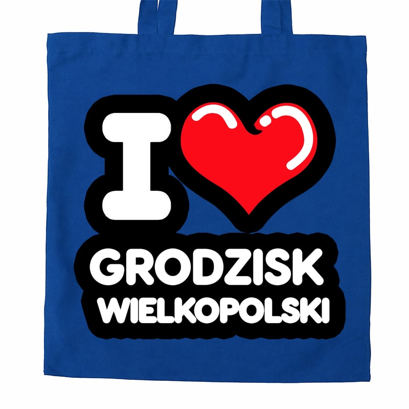 Torba bawełniana Kocham To Miasto Grodzisk Wielkopolski