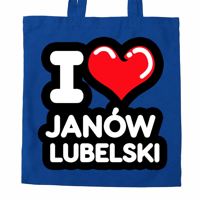 Torba bawełniana Kocham To Miasto Janów Lubelski