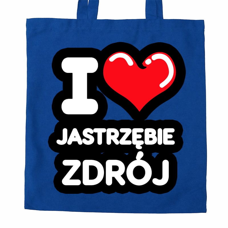 Torba bawełniana Kocham To Miasto Jastrzębie-Zdrój