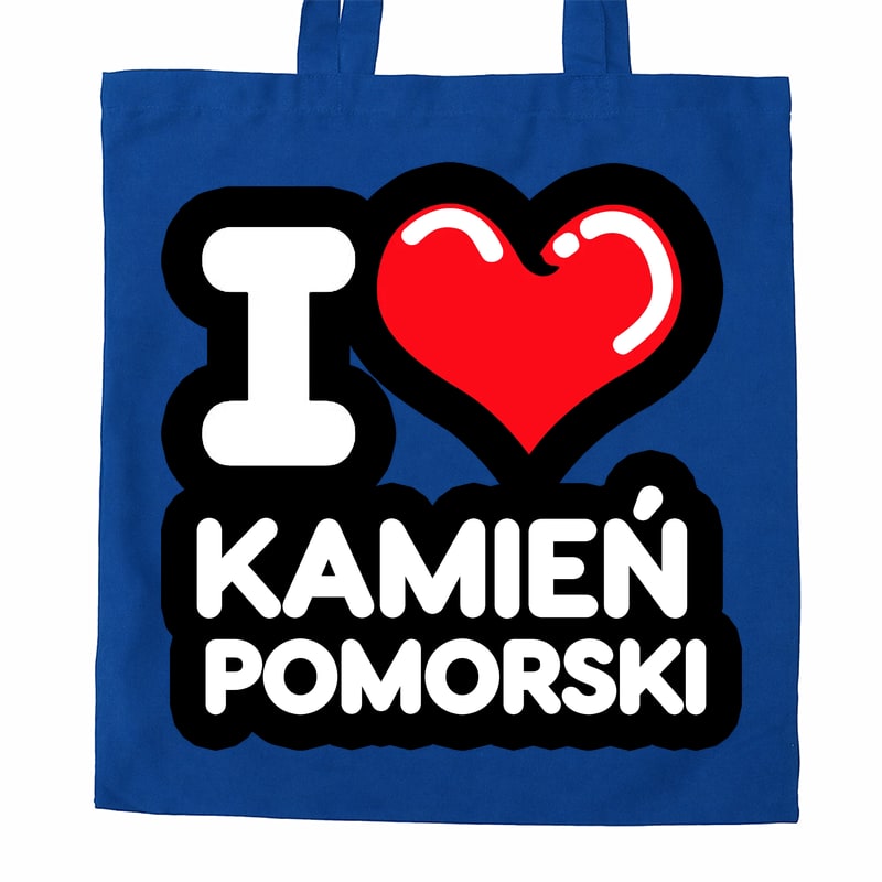 Torba bawełniana Kocham To Miasto Kamień Pomorski