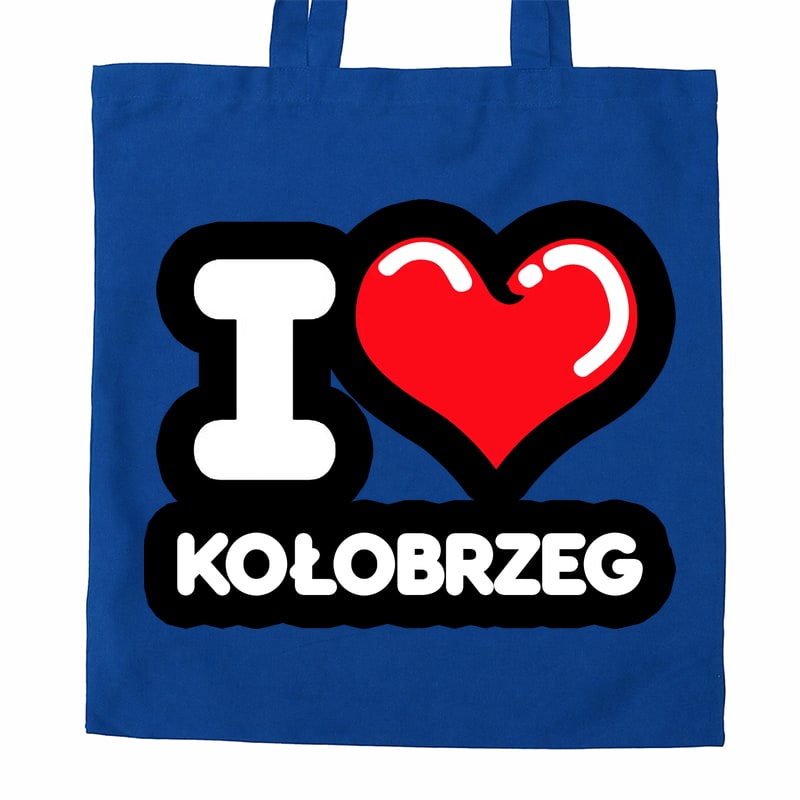 Torba bawełniana Kocham To Miasto Kołobrzeg - obrazek 3