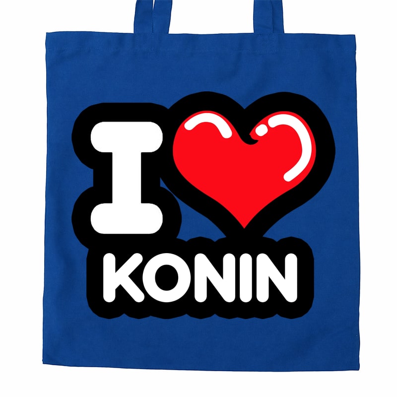 Torba bawełniana Kocham To Miasto Konin