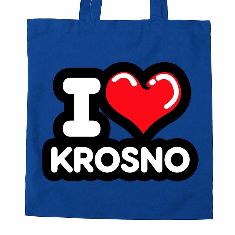 Torba bawełniana Kocham To Miasto Krosno