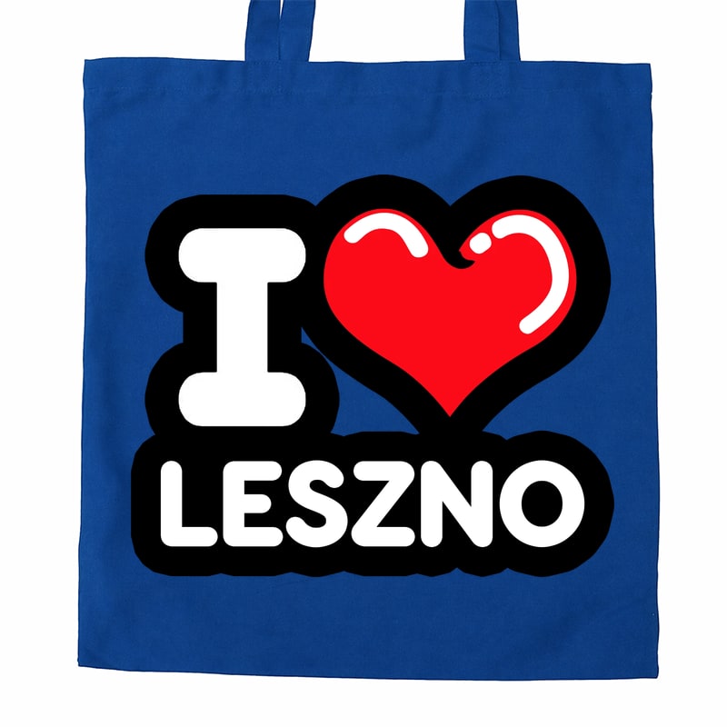Torba bawełniana Kocham To Miasto Leszno