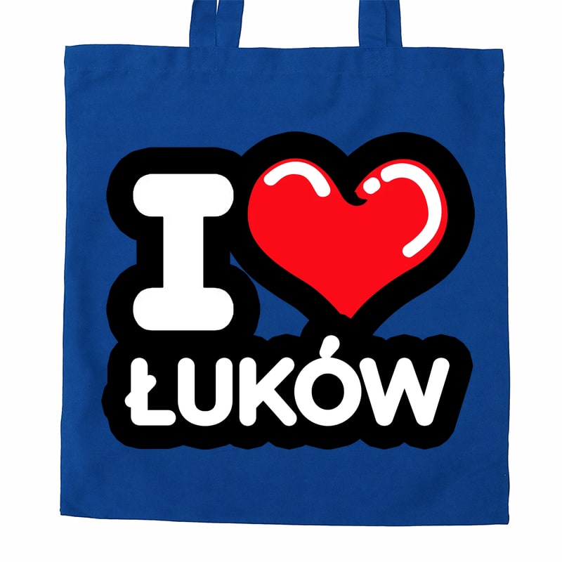 Torba bawełniana Kocham To Miasto Łuków