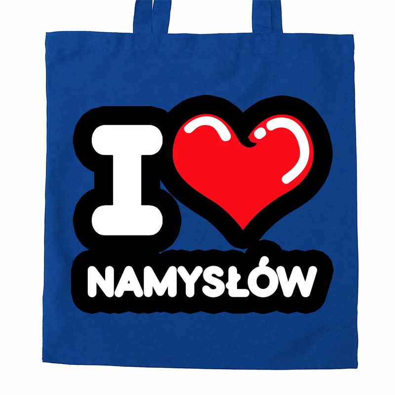 Torba bawełniana Kocham To Miasto Namysłów - obrazek 3