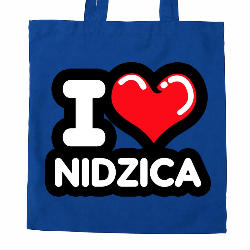 Torba bawełniana Kocham To Miasto Nidzica