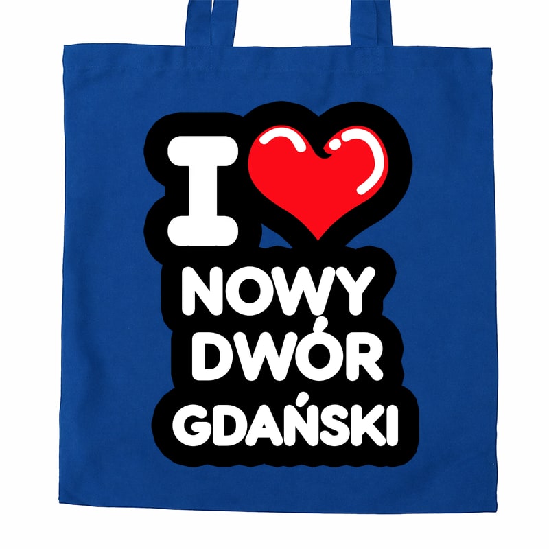 Torba bawełniana Kocham To Miasto Nowy Dwór Gdański