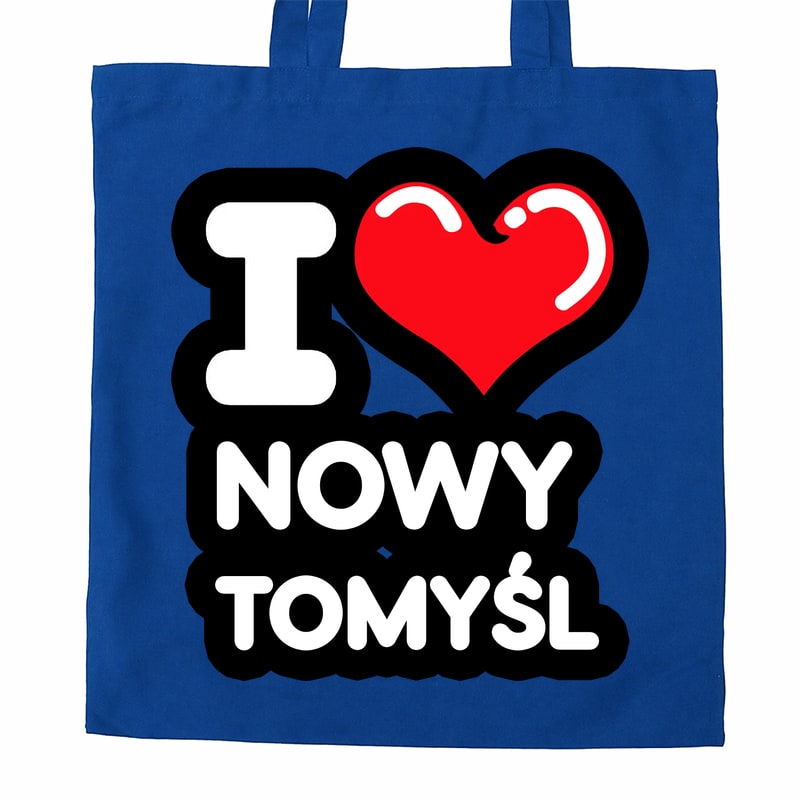 Torba bawełniana Kocham To Miasto Nowy Tomyśl
