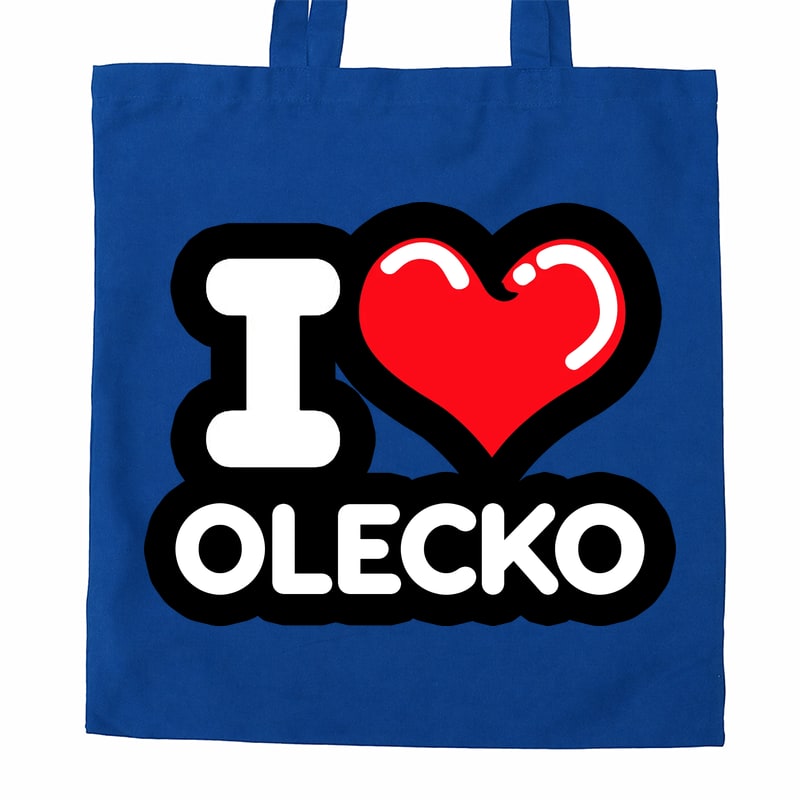 Torba bawełniana Kocham To Miasto Olecko