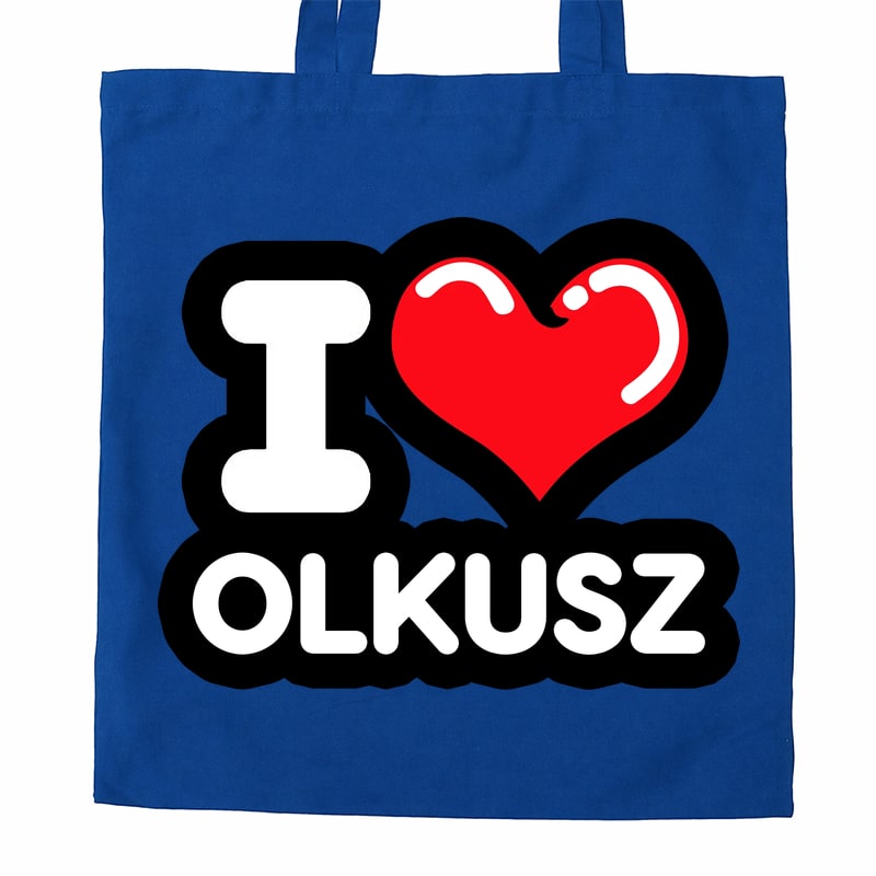 Torba bawełniana Kocham To Miasto Olkusz