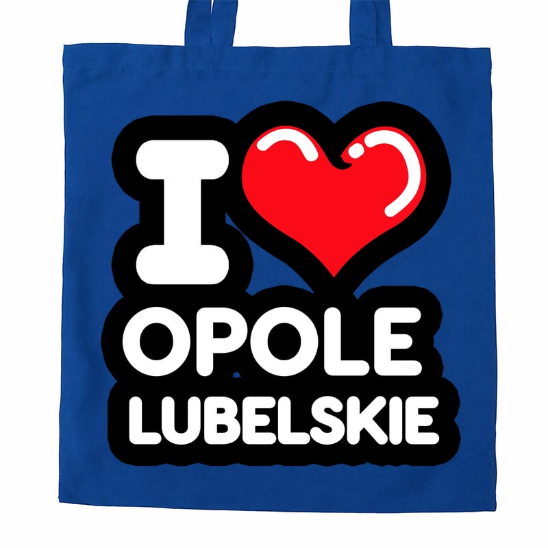 Torba bawełniana Kocham To Miasto Opole Lubelskie
