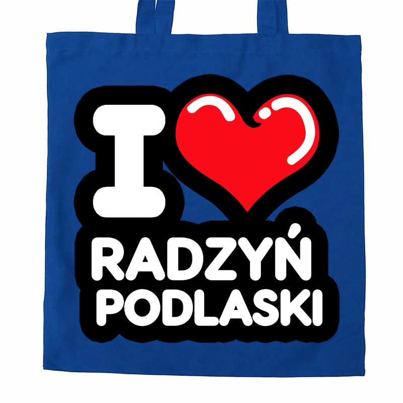Torba bawełniana Kocham To Miasto Radzyń Podlaski