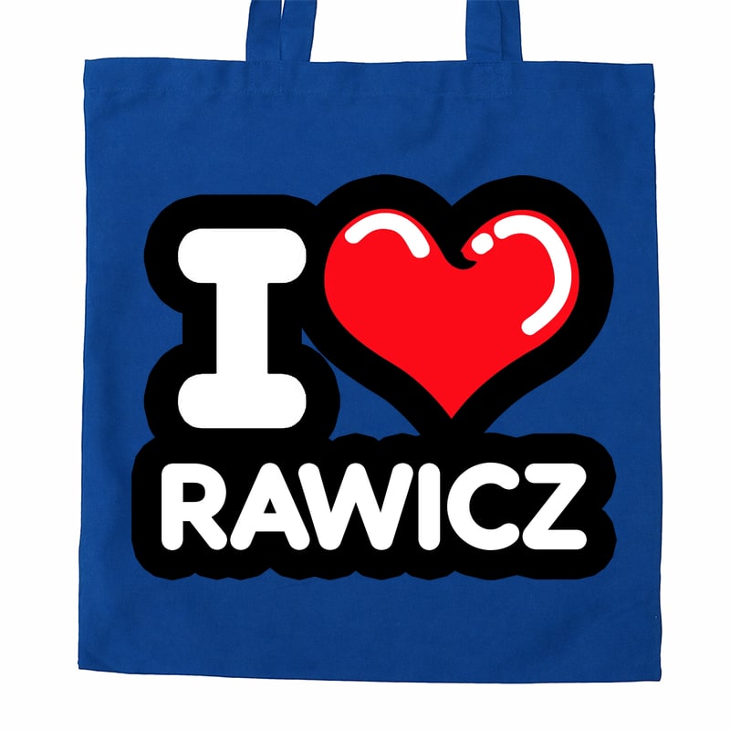 Torba bawełniana Kocham To Miasto Rawicz