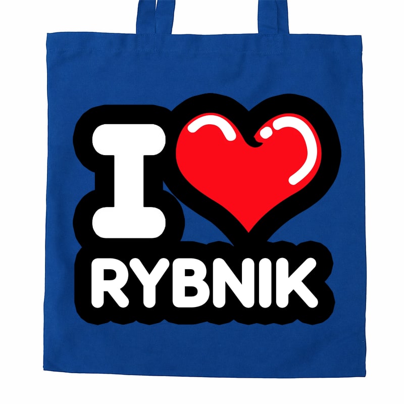 Torba bawełniana Kocham To Miasto Rybnik