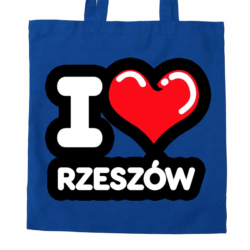 Torba bawełniana Kocham To Miasto Rzeszów - obrazek 3