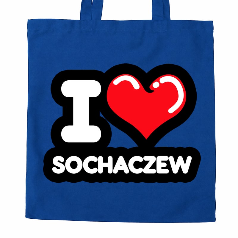 Torba bawełniana Kocham To Miasto Sochaczew - obrazek 3
