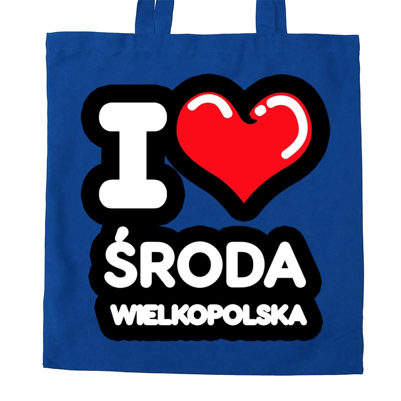 Torba bawełniana Kocham To Miasto Środa Wielkopolska