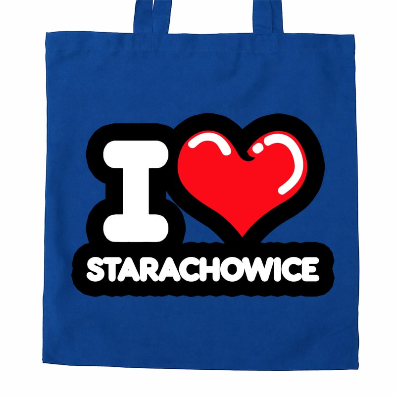 Torba bawełniana Kocham To Miasto Starachowice - obrazek 3