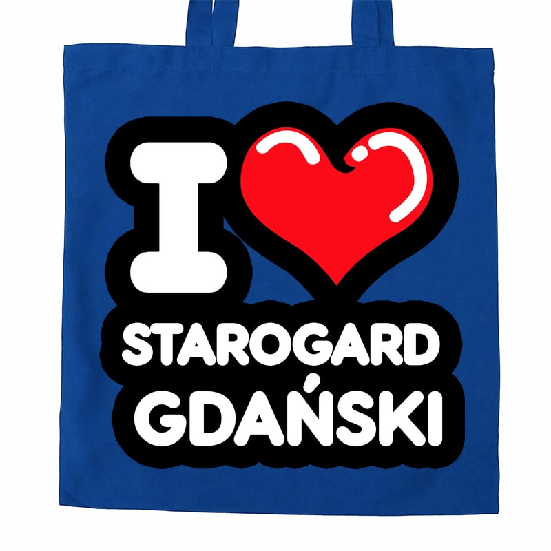 Torba bawełniana Kocham To Miasto Starogard Gdański