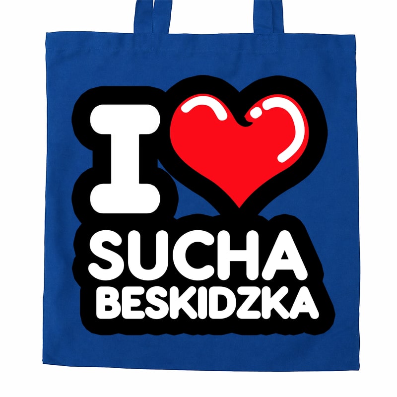 Torba bawełniana Kocham To Miasto Sucha Beskidzka