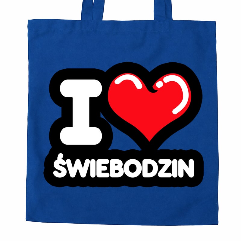 Torba bawełniana Kocham To Miasto Świebodzin - obrazek 3