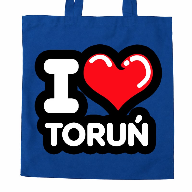 Torba bawełniana Kocham To Miasto Toruń