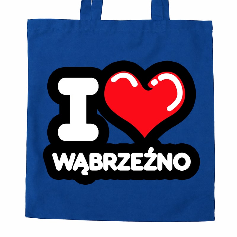 Torba bawełniana Kocham To Miasto Wąbrzeźno - obrazek 3