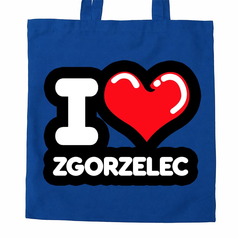 Torba bawełniana Kocham To Miasto Zgorzelec - obrazek 3
