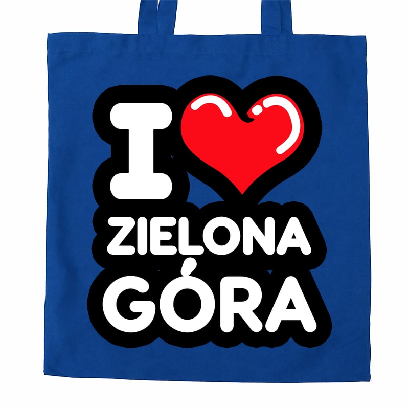 Torba bawełniana Kocham To Miasto Zielona Góra