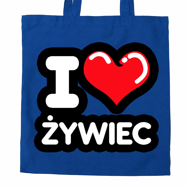 Torba bawełniana Kocham To Miasto Żywiec - obrazek 3