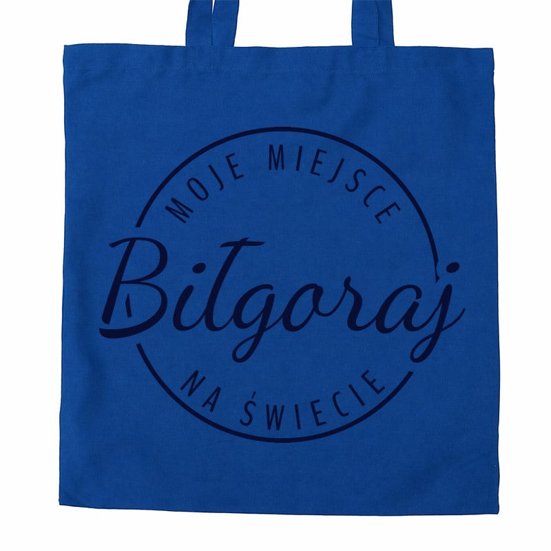 Torba bawełniana Moje miejsce na świecie Biłgoraj - obrazek 4
