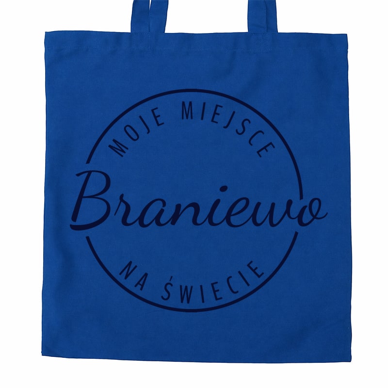 Torba bawełniana Moje miejsce na świecie Braniewo - obrazek 4