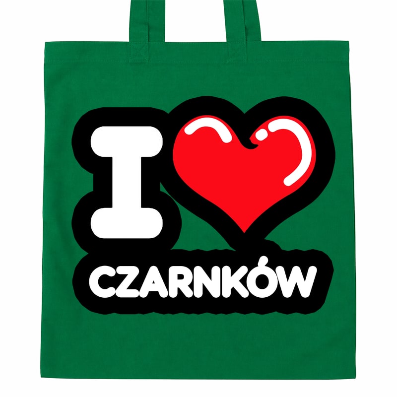 Torba bawełniana Kocham To Miasto Czarnków - obrazek 4