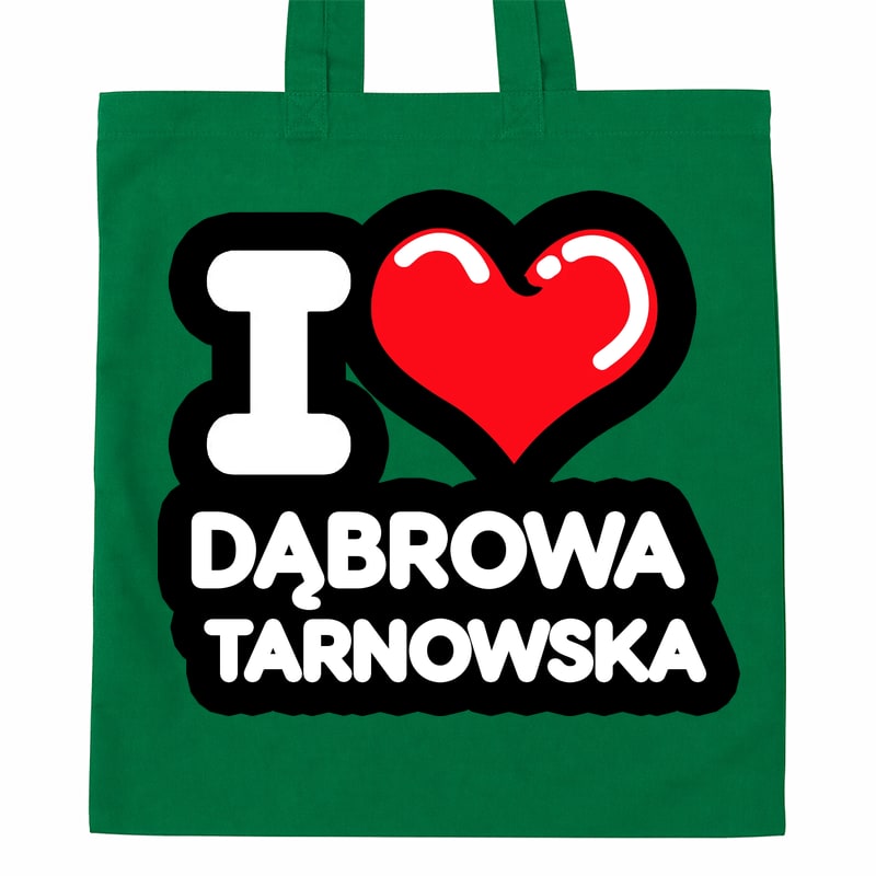 Torba bawełniana Kocham To Miasto Dąbrowa Tarnowska - obrazek 3