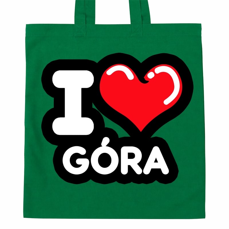 Torba bawełniana Kocham To Miasto Góra - obrazek 4