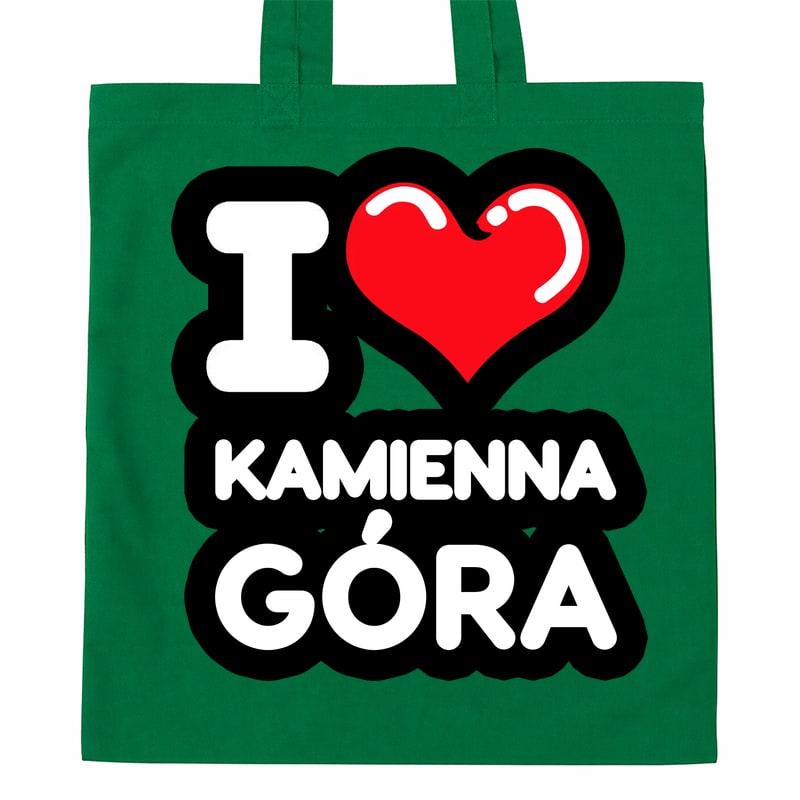 Torba bawełniana Kocham To Miasto Kamienna Góra - obrazek 3