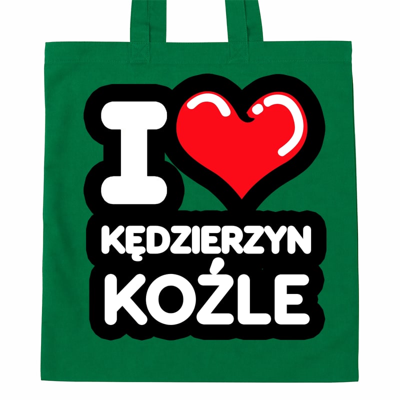Torba bawełniana Kocham To Miasto Kędzierzyn-Koźle - obrazek 3