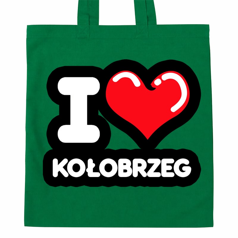 Torba bawełniana Kocham To Miasto Kołobrzeg - obrazek 4