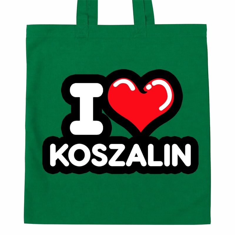 Torba bawełniana Kocham To Miasto Koszalin - obrazek 3