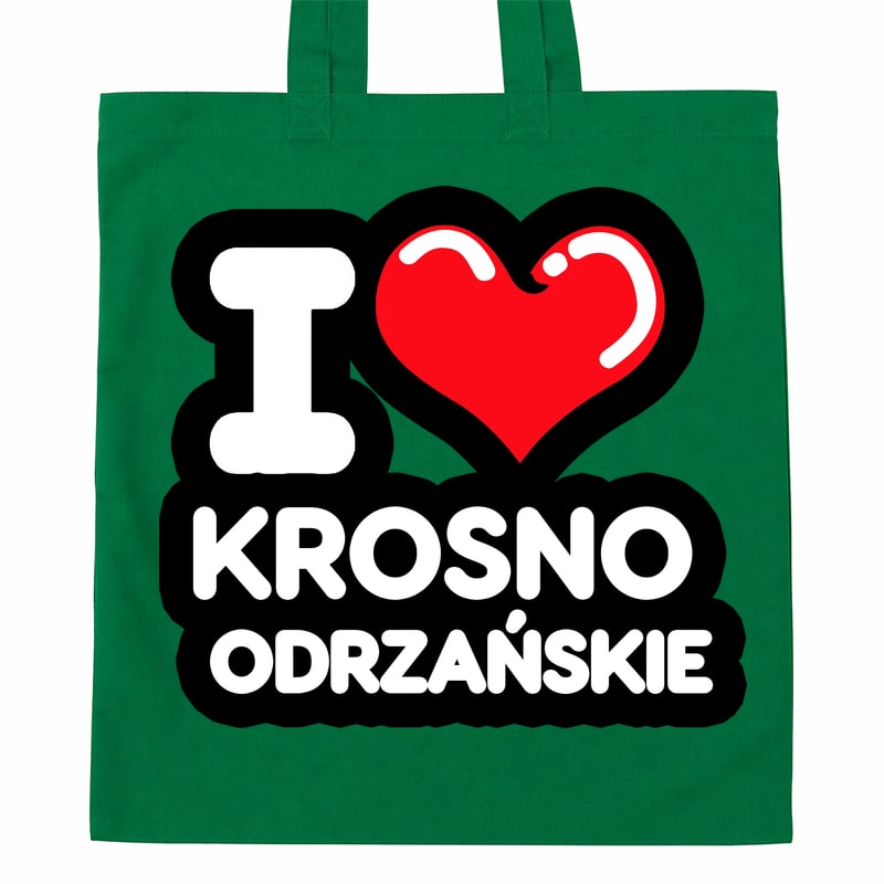 Torba bawełniana Kocham To Miasto Krosno Odrzańskie - obrazek 3